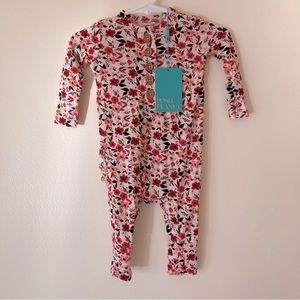 NWT Posh Peanut Henley Romper 0-3 months